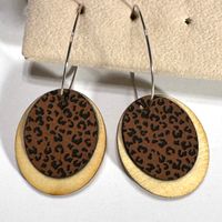 Leopard Print Earrings