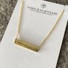 Brass Bar Neckless