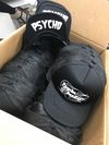 Trucker Hat Flame Logo and Psycho under bill