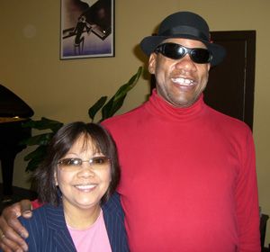 with New Orleans piano legend Henry Butler
