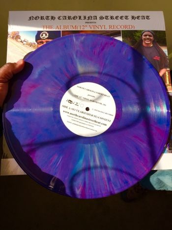 2015 NORTH CAROLINA STREET HEAT color 12" VINYL LP courtesy of indie music label J.O.T. RECORDS
