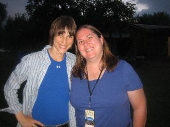 Ellis and me at Song School in Lyons
