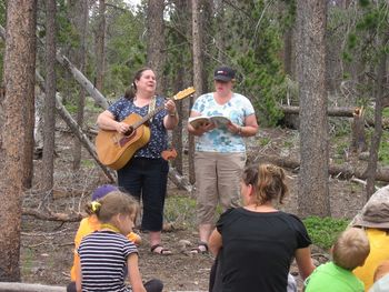 With Jenny Willis at Scout Camp 2015
