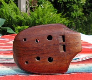 Alan Albright Alto Double Wooden Ocarina
