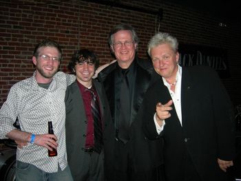 Ray Reach and Peter Wolf (on the Right) with friends after the BAMA Awards, 2008.
