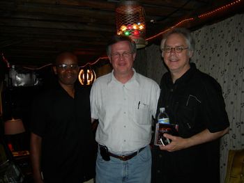 Ray Reach with Bill Frissell and his drummer.
