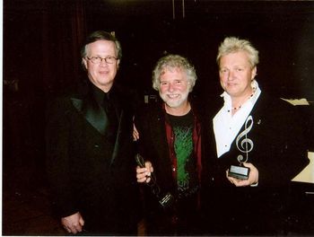 L to R: Ray Reach, Chuck Leavell and Peter Wolf at the 2008 BAMA Awards
