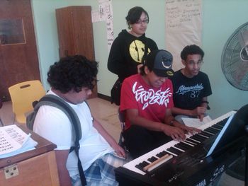 Marilynn's piano students at Pablo Naruda Academy, Bronx
