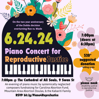 Piano Concert for Reproductive Justice