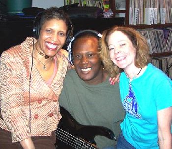 Anita E, Myron Jewell & Yvonne R @ WMSE
