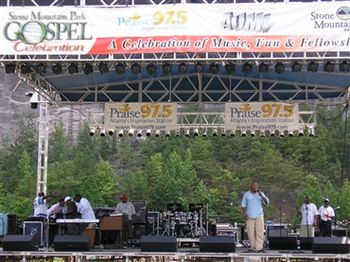 "Full Stage View" at the Stn. Mtn. Gospel Celebration
