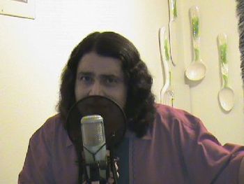 Crooning away !

