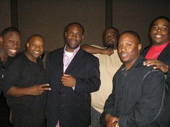 LA Drummers, Chillin! Chris Johnson, Lamont Sydnor (Richmond, VA), Jamie Gamble, Big Dave, Gordon Campbell, and Aaron Spears (D.C.)
