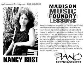 Piano lessons at Madison Music Foundry
