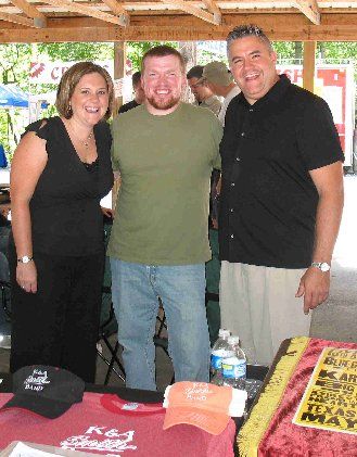 With guitarists/singer/songwriters Kenny and Amanda Smith of Kenny and Amanda Smith Band
