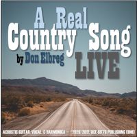 A Real Country Song (Live: Featuring Guitar, Vocal, & Harmonica) by Don Elbreg - © 2020/2012 Blizzard of '78 Publishing (BMI)