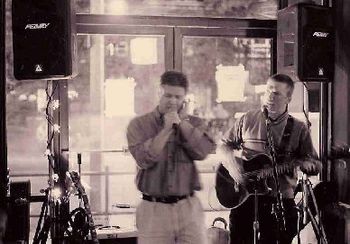 Performing with friend Dale Bryant at BW3 in Muncie, Indiana (Photot taken by friend Tony Pegg)
