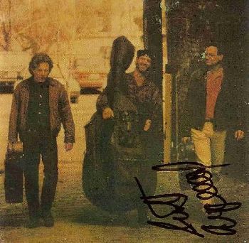 Signed by guitarist/celloist Scott Nygaard (far right - with Tim O'Brien and Mark Shatz)
