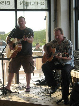 Performing with friend Jeff Simms at "Hope for Taylor" fundraiser at Teddy's Burger Joint - Sunday, April 15th, 2012
