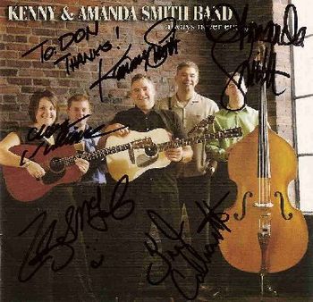 Signed by the Kenny and Amanda Smith Band
