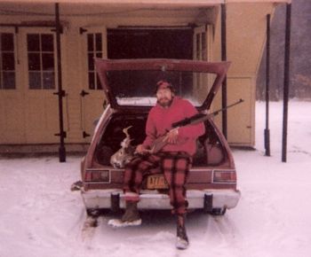 In 1978 Bill bagged this eight point down Indian Creek.
