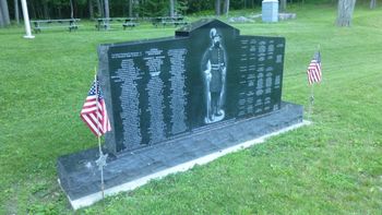 The Company G Bucktail Monument
