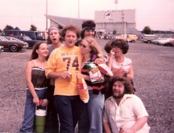 Bill and his pals wait to enter Rich Stadium for Sumerfest '78 which featured Pablo Cruise, Bob Welch, Foreigner & Fleetwood Mac.
