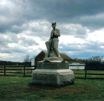 The 149th Bucktails' Gettysburg Monument
