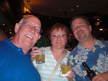 Cory with Patty & Dave..his new in laws!
