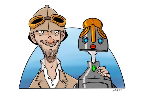 I'm headed to the metaverse! Yes, Thursday the 23rd of Feb will find the Professor larking about in a giant golden pith helmet and you can join me for FREE. Just click on my robot wife and join the discord! 