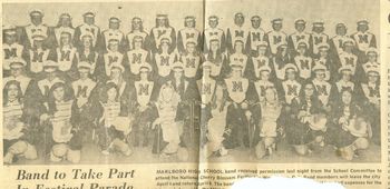 Band Geek back row center long hair
