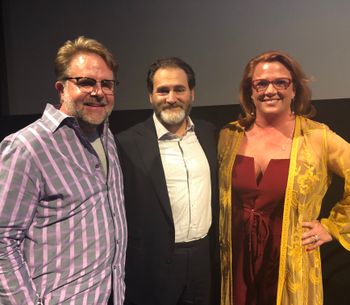 John & Holly with actor Michael Stuhlbarg
