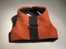 H #104 - Burnt Orange Bonded Suede/Black Fleece Lining