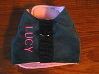 H #106 Navy Blue Velveteen/Pink Lining