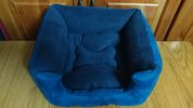 PB#812 -Electric Blue Faux Suede Exterior with Blue Fleece Interior