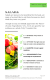 FREE | Bites | Simple S.A.L.A.D.S. Journal Worksheet