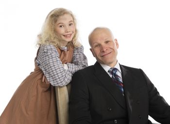 Playing Daddy Warbucks in the RCMT production of Annie. My daughter Aubrey was also in the show, playing the role of Kate.
