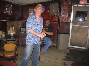 Crooning at Snake & Jakes - Photo: Bella Via
