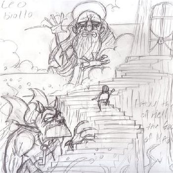 Album Cover Sketch by Nick Johnson
