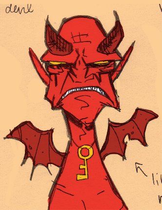 Demon Sketch #1 by Nick Johnson
