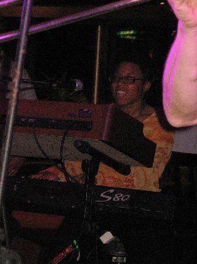 Daille on fire at the 2008 Blues Cruise Jam
