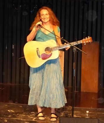 Christina Grimm performing at the Zeltainer stage in Toggenburg, 5/28/2016
