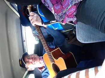 Practising in the car
