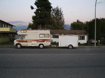 This was the first motorhome !
