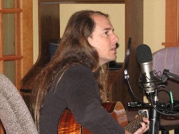 David Lamotte recording session for Acoustic Harmony Presents
