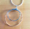 Callaghan Guitar Double String Silver Necklace