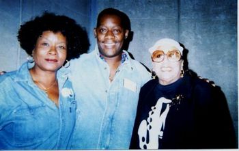 Two of my favorite people, singer Jymi Dill and late jazz legend Etta Jones.
