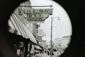 Site of the Robert Johnson photo - Beale St.
