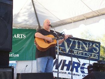 Performing at the Stockley Gardens Arts Festival in Norfolk Virginia
