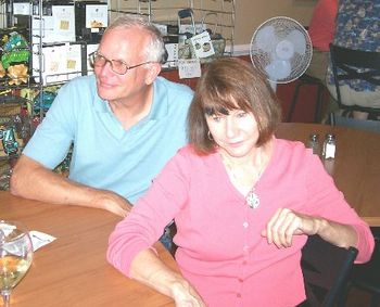 PAT AND HANK PFISTER AT DOREEN'S GOURMET IN ROANOKE VIRGINIA
